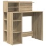 Escritorio con Almacenamiento Roble Sonoma 90x48x101.5 cm Madera Fabricada by , Desks - Ref: Foro24-869524, Price: 91,22 €, D...