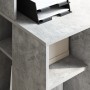 Escritorio con Almacenamiento Gris Concreto 90x48x101.5 cm Madera elaborada | Foro24.es | Tu tienda online para hogar, jardín y más Foro24.es