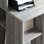 Escritorio con almacenamiento Gris Sonoma 90x48x101.5 cm Madera Elaborada von , Schreibtische - Ref: Foro24-869527, Preis: 93...