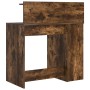 Escritorio con Almacenamiento Roble Ahumado 90x48x101.5 cm Madera Elaborada von , Schreibtische - Ref: Foro24-869526, Preis: ...