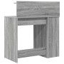 Escritorio con almacenamiento Gris Sonoma 90x48x101.5 cm Madera Elaborada von , Schreibtische - Ref: Foro24-869527, Preis: 93...