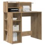 Escritorio con Almacenamiento Roble Artesanal 90x48x101.5 cm Madera Elaborada von , Schreibtische - Ref: Foro24-869529, Preis...