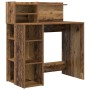 Escritorio con Almacenamiento Madera Antigua 90x48x101.5 cm Madera Ingenierada von , Schreibtische - Ref: Foro24-869528, Prei...