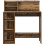 Escritorio con Almacenamiento Madera Antigua 90x48x101.5 cm Madera Ingenierada von , Schreibtische - Ref: Foro24-869528, Prei...