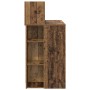 Escritorio con Almacenamiento Madera Antigua 90x48x101.5 cm Madera Ingenierada von , Schreibtische - Ref: Foro24-869528, Prei...