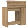 Escritorio con Almacenamiento Roble Artesanal 90x48x101.5 cm Madera Elaborada von , Schreibtische - Ref: Foro24-869529, Preis...