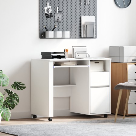 Escritorio Blanco con Cajones Blanco MDF, Tablero de partículas | Foro24.es | Tu tienda online para hogar, jardín y más Foro24.es
