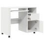 Escritorio Blanco con Cajones Blanco MDF, Tablero de partículas | Foro24.es | Tu tienda online para hogar, jardín y más Foro24.es