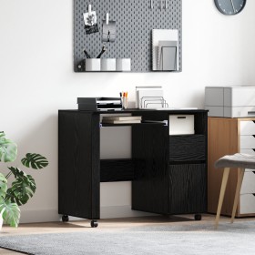 Escritorio de Computadora de Roble Negro Roble