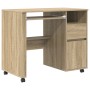 Escritorio de Roble Sonoma Roble Sonoma Madera Mediano | Foro24.es | Tu tienda online para hogar, jardín y más Foro24.es