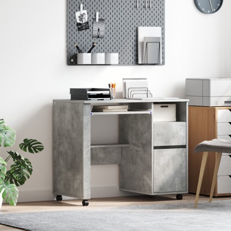 Escritorio de Concreto Gris Gris Concreto Tablero de partículas | Foro24.es | Tu tienda online para hogar, jardín y más Foro24.es