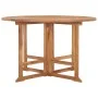 Folding garden dining set 5 pieces solid teak wood by vidaXL, Garden sets - Ref: Foro24-3096571, Price: 437,62 €, Discount: %