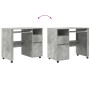 Escritorio de Concreto Gris Gris Concreto Tablero de partículas | Foro24.es | Tu tienda online para hogar, jardín y más Foro24.es
