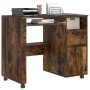 Escritorio Marrón Roble Ahumado Madera Elaborada Compacto Cajones von , Schreibtische - Ref: Foro24-869534, Preis: 103,59 €, ...