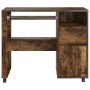 Escritorio Marrón Roble Ahumado Madera Elaborada Compacto Cajones von , Schreibtische - Ref: Foro24-869534, Preis: 103,59 €, ...