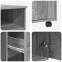 Escritorio Gris de Computadora Sonoma Gris Madera Elaborada Mediano | Foro24.es | Tu tienda online para hogar, jardín y más Foro24.es