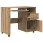 Escritorio de Computadora de Roble Artesanal Madera de ingeniería | Foro24.es | Tu tienda online para hogar, jardín y más Foro24.es