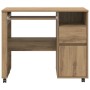 Escritorio de Computadora de Roble Artesanal Madera de ingeniería | Foro24.es | Tu tienda online para hogar, jardín y más Foro24.es