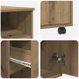 Escritorio de Computadora de Roble Artesanal Madera de ingeniería | Foro24.es | Tu tienda online para hogar, jardín y más Foro24.es