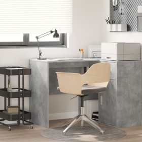 Escritorio de Escritura Gris concreto Madera