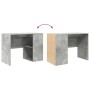 Escritorio de Escritura Gris concreto Madera compuesta Compacto | Foro24.es | Tu tienda online para hogar, jardín y más Foro24.es