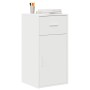 Armario Blanco MDF Compacto Almacenamiento Minimalista Cajones by , Sideboards - Ref: Foro24-869546, Price: 63,53 €, Discount: %