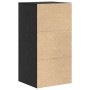 Armario de Almacenamiento de Roble Negro MDF con Chapa de Roble Negro | Foro24.es | Tu tienda online para hogar, jardín y más Foro24.es
