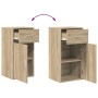 Armario de Almacenamiento de Roble Sonoma Roble Sonoma MDF Mediano von , Sideboards - Ref: Foro24-869548, Preis: 61,81 €, Rab...