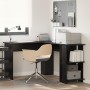 Escritorio de esquina de roble negro Roble negro MDF Mediano by , Desks - Ref: Foro24-869555, Price: 93,90 €, Discount: %