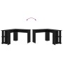 Escritorio de esquina de roble negro Roble negro MDF Mediano by , Desks - Ref: Foro24-869555, Price: 93,90 €, Discount: %
