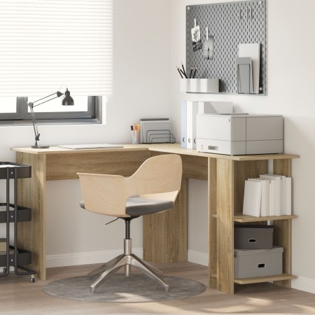 Escritorio de Esquina de Roble de Sonoma Roble de Sonoma by , Desks - Ref: Foro24-869556, Price: 88,95 €, Discount: %