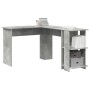 Escritorio de Esquina Gris Concreto Concreto gris | Foro24.es | Tu tienda online para hogar, jardín y más Foro24.es
