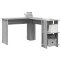 Escritorio de esquina gris Gris Sonoma MDF Estándar de , Escritorios - Ref: Foro24-869559, Precio: 91,44 €, Descuento: %