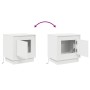 Cabecera de Cama con Luces LED Blanca 44x34,5x45 cm | Foro24.es | Tu tienda online para hogar, jardín y más Foro24.es