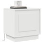 Cabinetes de Noche con Luces LED 2 pcs Blanco 44x34,5x45 cm | Foro24.es | Tu tienda online para hogar, jardín y más Foro24.es