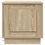 Cabinet de Noche con Luces LED Roble Sonoma 44x34,5x45 cm von , Nachttische - Ref: Foro24-869566, Preis: 50,29 €, Rabatt: %