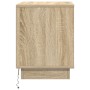 Cabinet de Noche con Luces LED Roble Sonoma 44x34,5x45 cm von , Nachttische - Ref: Foro24-869566, Preis: 50,29 €, Rabatt: %
