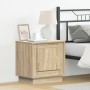 Cajones de Noche con Luces LED 2 pcs Roble Sonoma 44x34,5x45 cm | Foro24.es | Tu tienda online para hogar, jardín y más Foro24.es