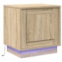 Cajones de Noche con Luces LED 2 pcs Roble Sonoma 44x34,5x45 cm | Foro24.es | Tu tienda online para hogar, jardín y más Foro24.es