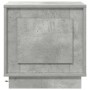 Mesa de noche con luces LED color gris concreto 44x34,5x45 cm | Foro24.es | Tu tienda online para hogar, jardín y más Foro24.es
