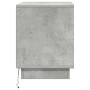 Mesitas de Noche con Luces LED 2 pcs Gris Concreto 44x34,5x45 cm | Foro24.es | Tu tienda online para hogar, jardín y más Foro24.es
