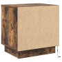 Mesita de Noche con Luces LED Roble Ahumado 44x34,5x45 cm | Foro24.es | Tu tienda online para hogar, jardín y más Foro24.es