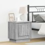 Gabinetes de Noche con Luces LED 2 pcs Gris Sonoma 44x34,5x45 cm | Foro24.es | Tu tienda online para hogar, jardín y más Foro24.es