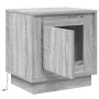 Gabinetes de Noche con Luces LED 2 pcs Gris Sonoma 44x34,5x45 cm | Foro24.es | Tu tienda online para hogar, jardín y más Foro24.es