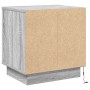 Gabinetes de Noche con Luces LED 2 pcs Gris Sonoma 44x34,5x45 cm | Foro24.es | Tu tienda online para hogar, jardín y más Foro24.es