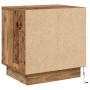 Mesita de Noche con Luces LED Madera Vieja 44x34,5x45 cm | Foro24.es | Tu tienda online para hogar, jardín y más Foro24.es