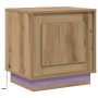 Cabinete de Noche con Luces LED Roble Artesano 44x34,5x45 cm | Foro24.es | Tu tienda online para hogar, jardín y más Foro24.es