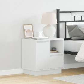 Cabinet de Noche con LED Blanco 50x34,5x50 cm