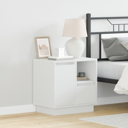 Mesitas de Noche con LED 2 pcs Blancas 50x34,5x50 cm by , Nightstands - Ref: Foro24-869579, Price: 121,04 €, Discount: %