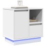 Mesitas de Noche con LED 2 pcs Blancas 50x34,5x50 cm by , Nightstands - Ref: Foro24-869579, Price: 121,04 €, Discount: %